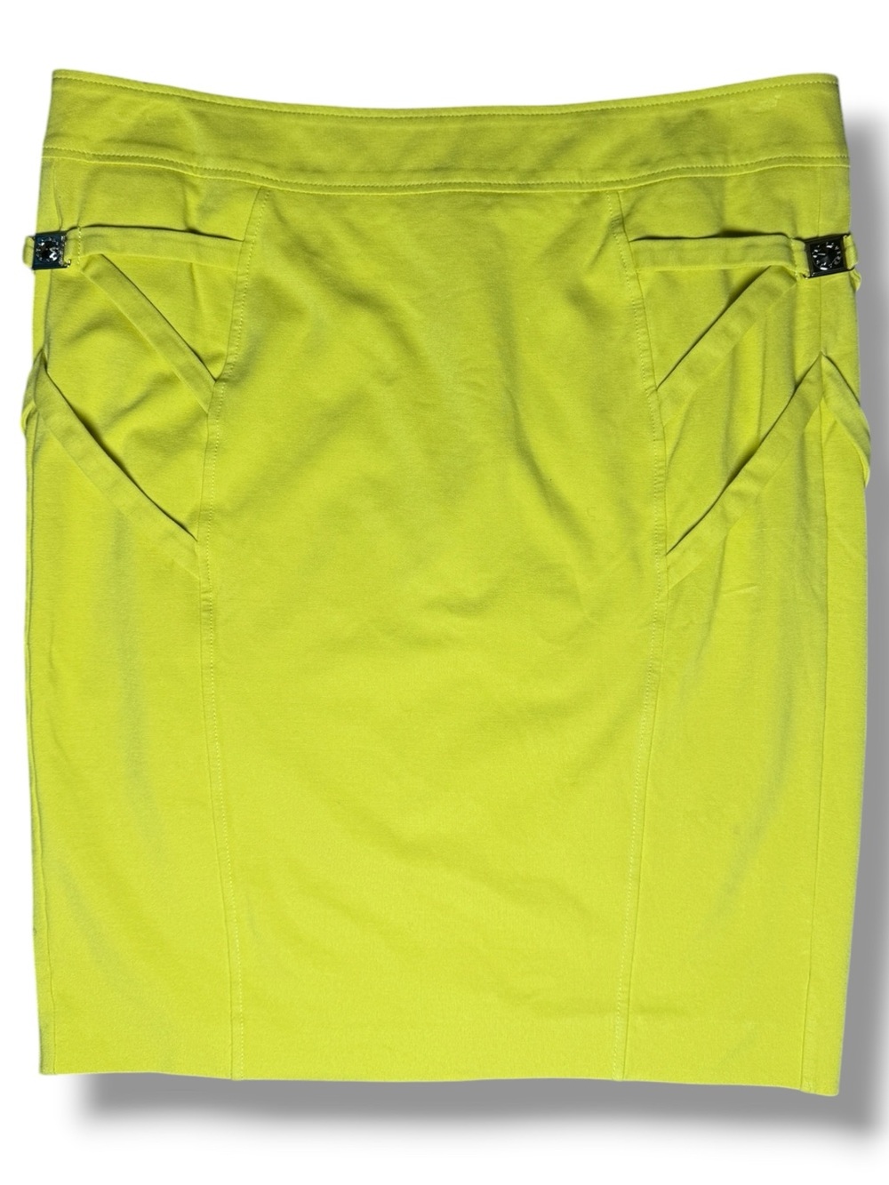 Versace Jeans Lime Green Women's Pencil Skirt
